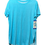 Skechers  Go Walk T Shirt Blue Heathered Tunic Top L Athleisure Short Sleeve NWT Photo 0
