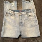 DL1961 Bridgette Cropped Women's High Rise Jeans frayed hem Size 32 Blue Photo 2