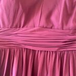 Jenny Packham Cabernet Cap Sleeve Chiffon Bridesmaid Dress Fit & Flare 12 #1654 Purple Photo 13