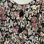 Vintage 80s Energie Bi Currants Floral Button Front Romper Size Small Black Photo 6