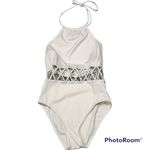 Solid & Striped  Cream The Barbara One Piece Cutout Swimsuit size Small Photo 3
