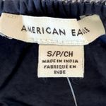 American Eagle NWT AEO Floral Crop Tank Top in Blue Photo 4