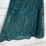 Haute Monde Forest Green Embroidered Dress Size Medium Photo 9
