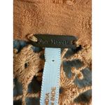 Free People  Women's Medium Peach‎ Crochet Trim Long Sleeve Button Down Top Photo 11