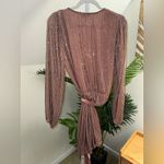 Karina Grimaldi  Garda beaded mini dress‎ with velvet belt Large Photo 6