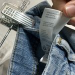 Pilcro  Blue Wide Leg Cropped Boyfriend Raw Hem Jeans Sz 28 Photo 5