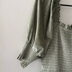 Baltic Born Smocked Velvet Bliss Dress XL Dusty Sage | Feminine Whimsy Coquette Photo 8