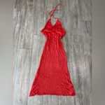 May & July Chic Backless Red Dress Photo 3