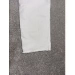 AG Adriano Goldschmied  Size 24 The Isabelle High Rise Straight Crop Denim White Photo 5