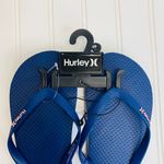 Hurley NWT  Sz 6 Blue Pink Flip Flop Sandals Photo 1