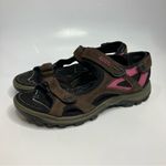 Ecco  off‎ road hiking sandals size 40 black purple Photo 1