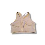 Fabletics  NWT Blare Sports Bra Cross Back High Impact Beige‎ Women's Size Large Photo 3