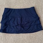 lucky in love  Navy Layered Ruffle Tennis Skirt M Photo 1