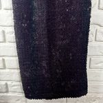 DO+BE  Velvet Sequin Matte Black Dress Size Small Photo 7
