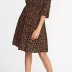 Old Navy  Waist defined flutter sleeve Henley dress Photo 1