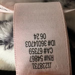 Victoria's Secret  Short Cozy Bath Robe Size XL/XXL Black White Ribbon Script Photo 5