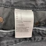 American Eagle American‎ Eagle Cutoff Denim Mini Skirt Womens 8 Black Distressed Gothic 90s Y2K Photo 5