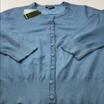 Premise  Sky Blue Knit Top Photo 2