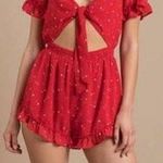 Tobi Red Romper Photo 0