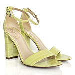 Sam Edelman  Yaro Block Heel Sandal Green Size 8‎ Open Toe Spring Pastel Photo 0