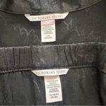 Victoria's Secret Victoria’s Secret Silky Black Pajamas Pjs Long Sleeve Shorts Set L/ XL Photo 7