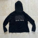 SoulCycle SoHo NYC Sz XS Black Hoodie Open Back Photo 0