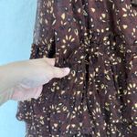 Cleobella ‎ Jaslynn Mini Dress XS Zadia Block Print Tiered Ruffle Long Sleeve Photo 7