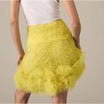 Anthropologie NWT Let Me Be Tulle Mini Skirt Yellow Size XS Photo 1
