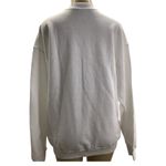 Gildan  Woof Size Large White Sweatshirt With Dog Prints. Preloved Photo 3