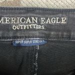 American Eagle Outfitters super stretch hi-rise shortie appliqué jean shorts Photo 4