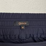 Quince  Performance Tech Wide Leg Pant in Navy Size Medium Photo 3
