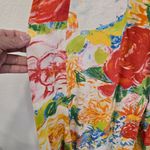 Jams World  Rose Floral Boho Mido Dress Size X Small Ties In The Back Photo 8