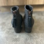 Toms  Leila Black and Gray Suede Ankle Booties Size 6.5 Photo 7