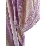 l*space L* Cassia Maxi Dress Boho Cover Up Size M/L Pink Striped Beach Caftan Photo 4