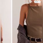 Free People NWT  We The Free Mia Tank - caiman army green tan - XS Photo 5