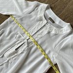 Tommy Bahama sequined white long swim cover tunic top Photo 8