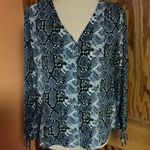 Zac and Rachel Zach & Rachel Snakeskin button down blouse Photo 8