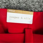 Cooper and Ella NWT  Dress Pants Sz 12 Red Photo 6