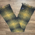 Dennis Basso Wool Ombre Gold Yellow Gray Scarf Photo 6