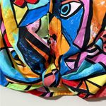 Live 4 Truth  Shirt medium bohemian abstract art cropped tie button down shirt Photo 1