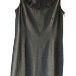 Banana Republic  Gray Sleeveless Sheath Dress Lace Collar Career Cocktail Women's Photo 0