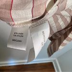 Loft  Open Lightweight Blazer Beige Cream Stripes Photo 11