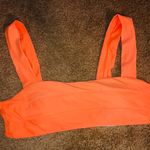 SheIn Neon Orange Bikini Top Photo 0