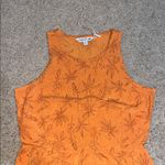 Toad & Co Sunkissed Sleeveless Maxi Dress Floral Faux Wrap Apricot‎ Orange XS Photo 2