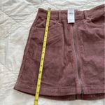 American Eagle NWT: muted purple  corduroy mini skirt Photo 2