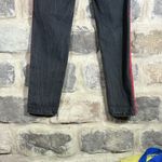 BDG Urban Outfitters Black Wash High Waisted Red Trim Jeans Photo 6