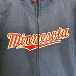 Majestic Minnesota Twins  On Field Thermal‎ Full-Zip Jacket Navy Womens  Medium Photo 4