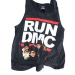 Bravado Run DMC Spellout Hip Hop Rap  Tie Graphic Shirt Size L Photo 0