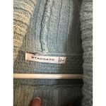 Staccato Women's Light Blue Textured Cowl Neck Sweater Size L Photo 2
