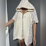 Olí & Hali oversized short sleeve zip up hoodie Size S Photo 3